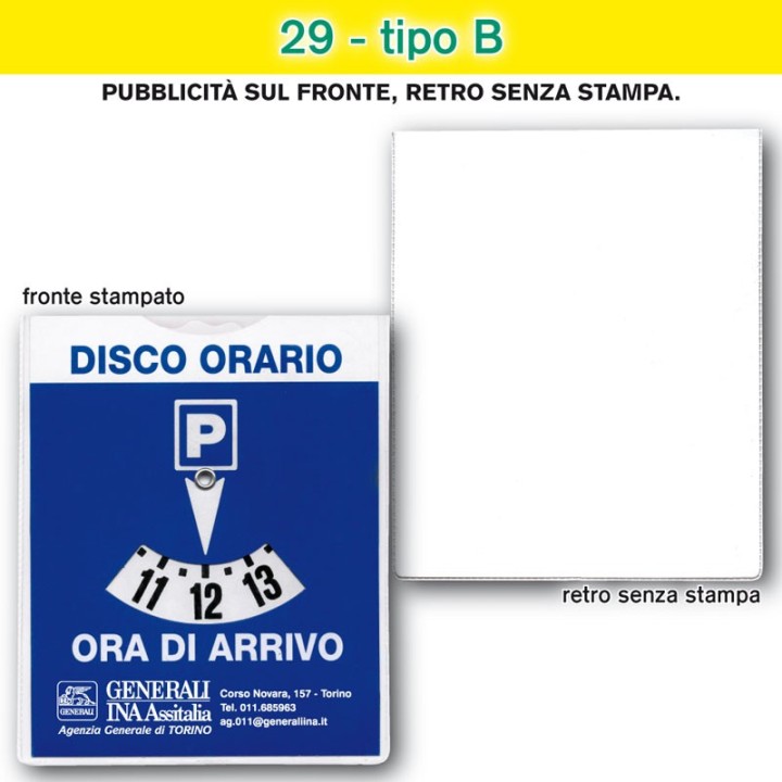 Art. 29 DISCO ORARIO DA CRUSCOTTO
