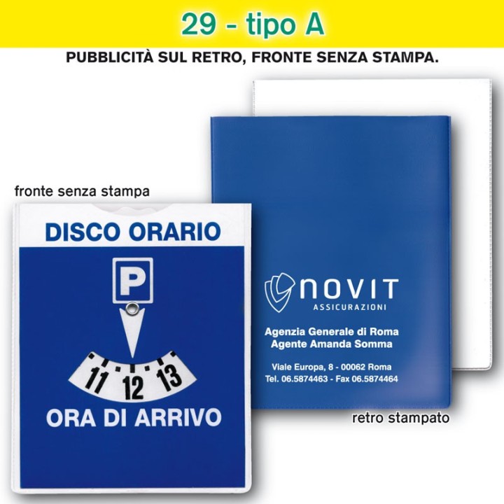 Art. 29 DISCO ORARIO DA CRUSCOTTO