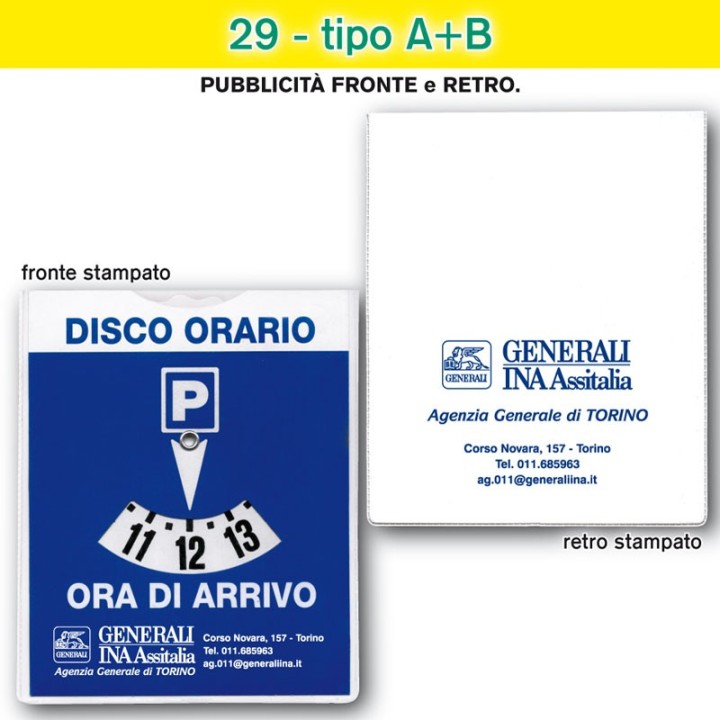 Art. 29 DISCO ORARIO DA CRUSCOTTO