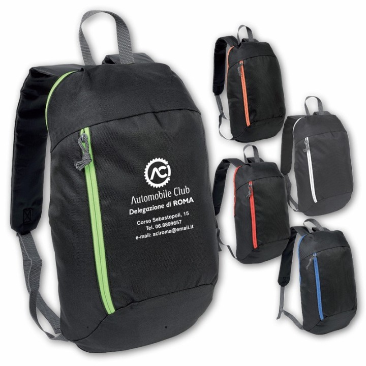 Art. 17143 Zaino zip colorata