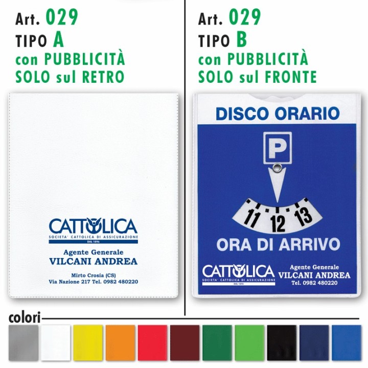 Art. 029 Disco Orario da Cruscotto