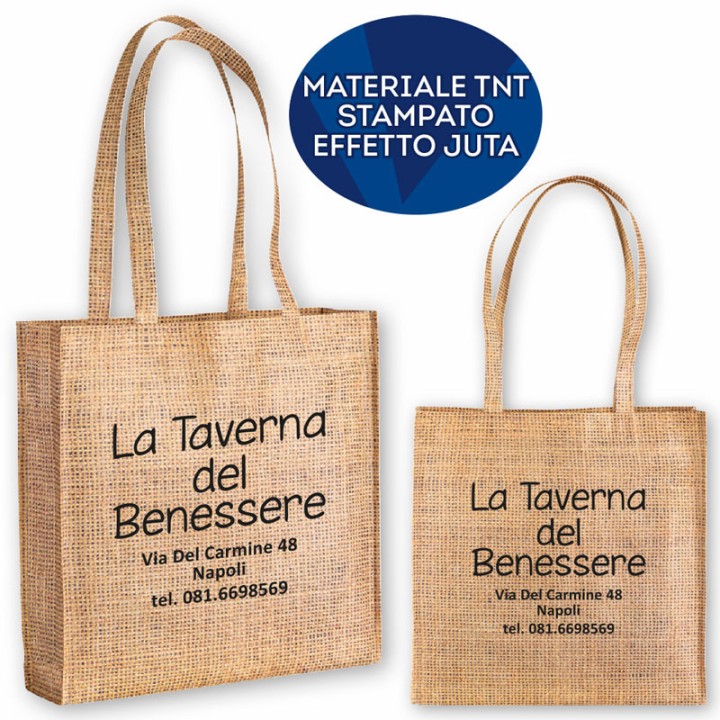 Art. 19150 - Shopper in Tnt effetto Juta