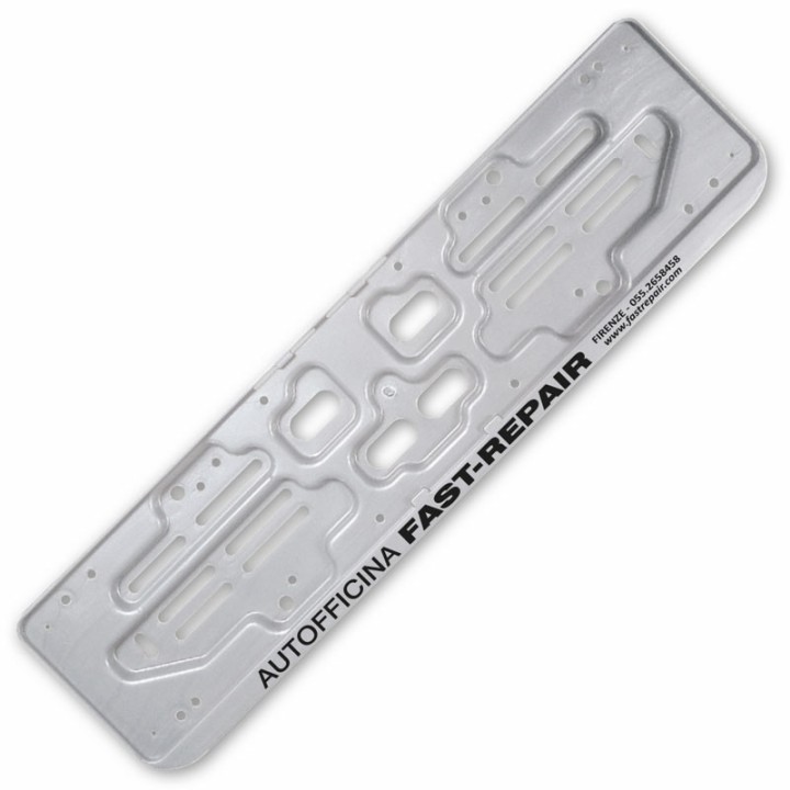 Art. 6093A - Portatarga auto Argento in polipropilene