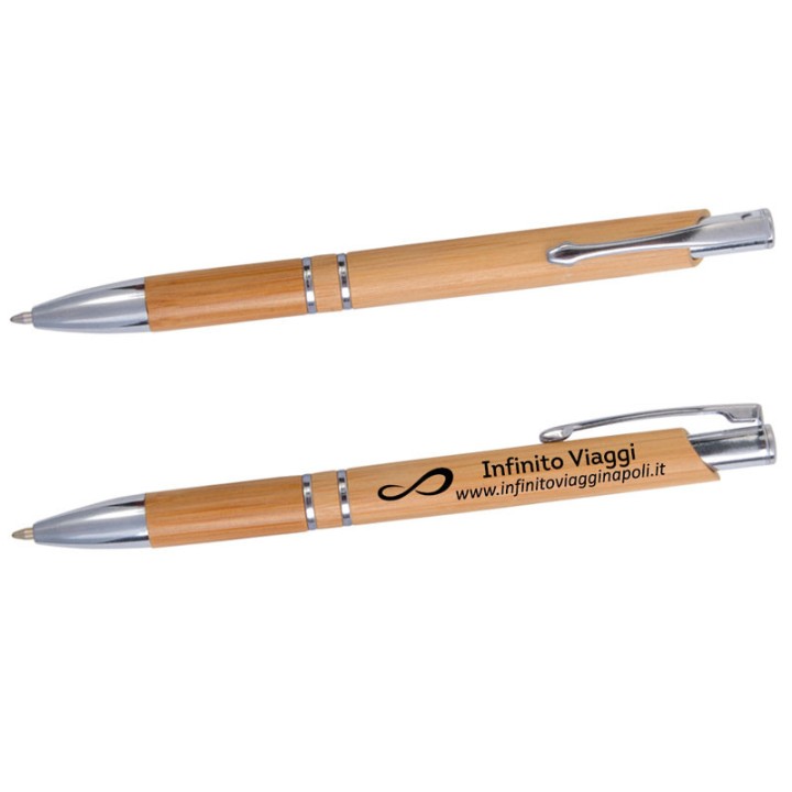 Art. 20814 - Penna in Bamboo, Refil Nero.