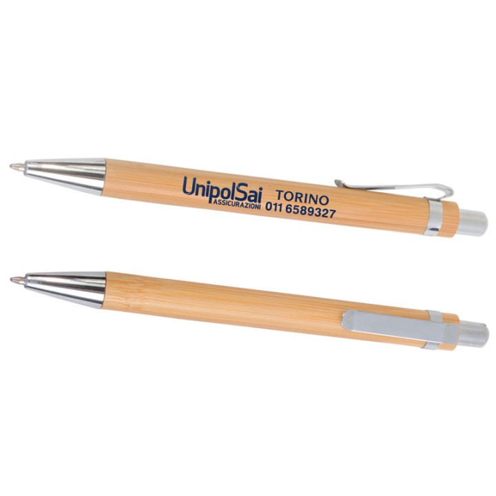 Art. 20810 - Penna in Bamboo, Refil Blu.