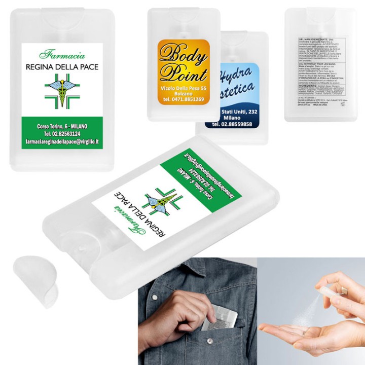 Art. 20466 - Gel igienizzante Spray formato Card