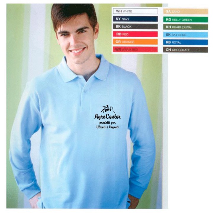Art. 210LS Polo Manica Lunga 210 gr.