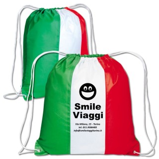 Art.14142 - Sacca in Nylon Tricolore