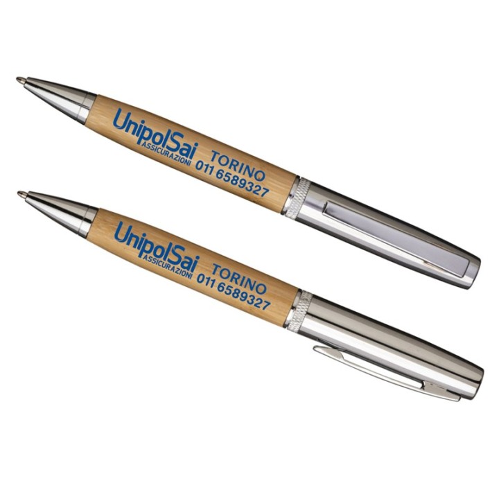 Art. 23802 Penna Twist Bamboo. Refil Nero