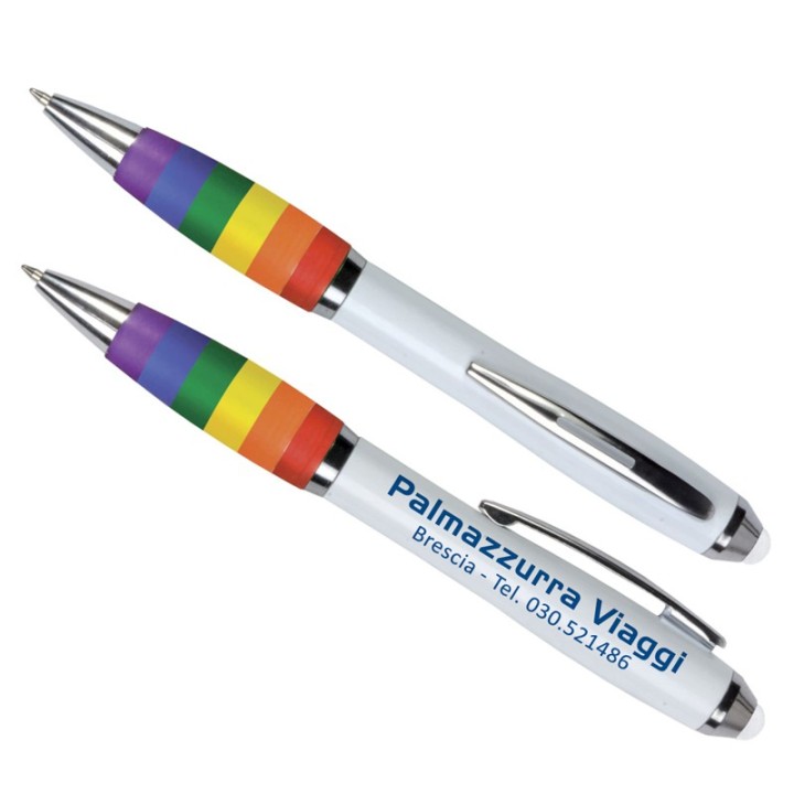 Art. 23809 Penna Twist Arcobaleno. Refil Nero