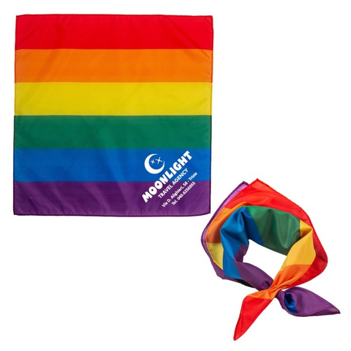 Art. 23305 Foulard Bandana Arcobaleno