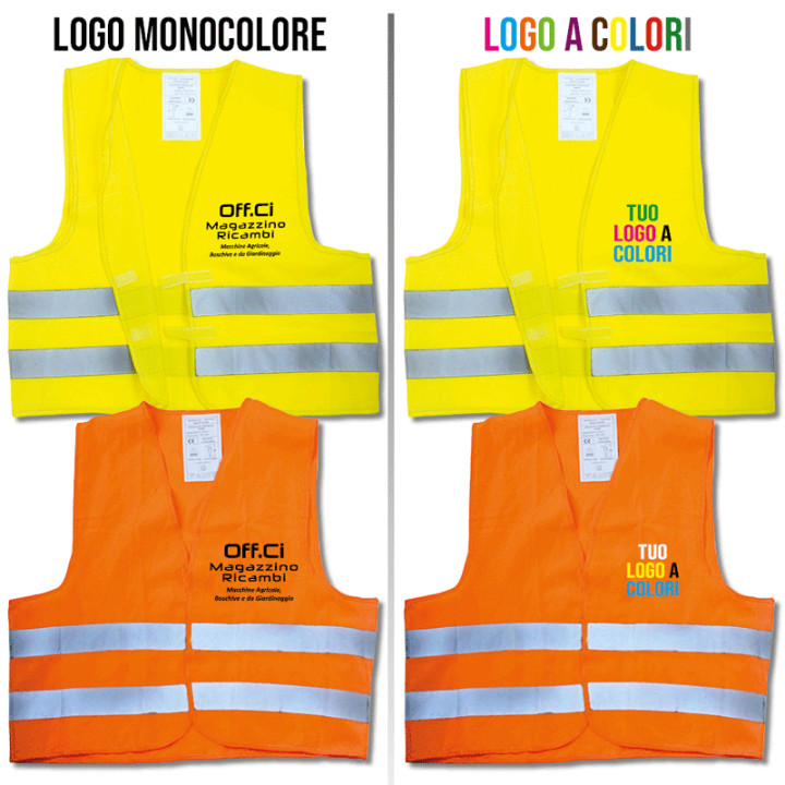 Gilet personalizzati.