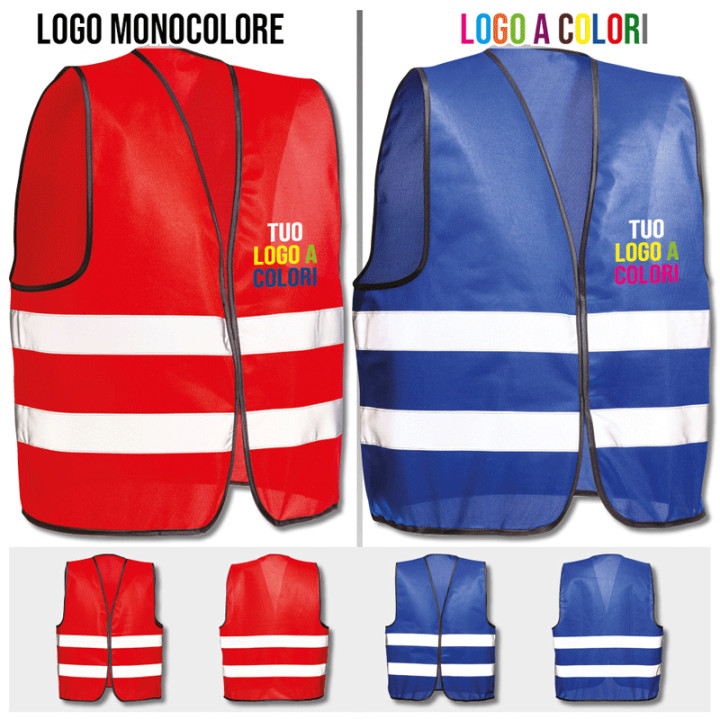 Gilet personalizzati.