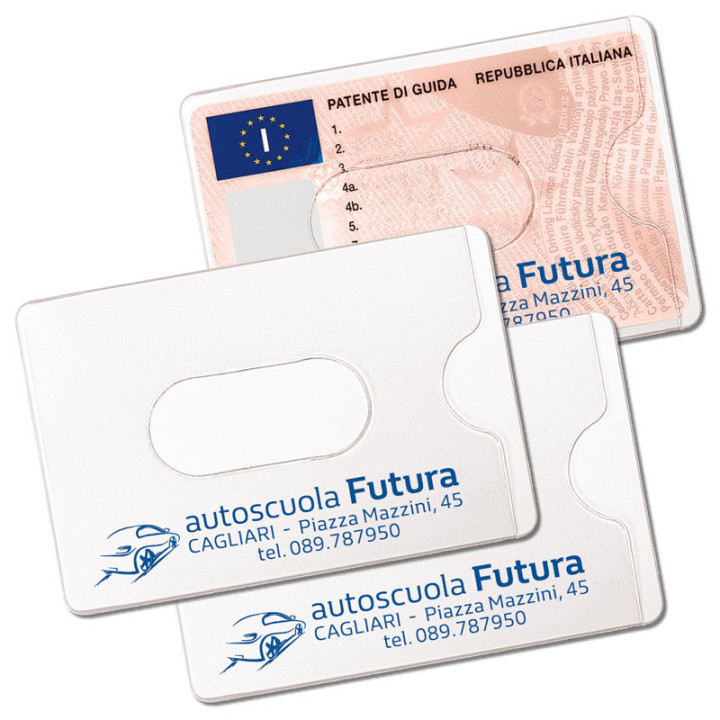 Portacard portapatenti personalizzati.