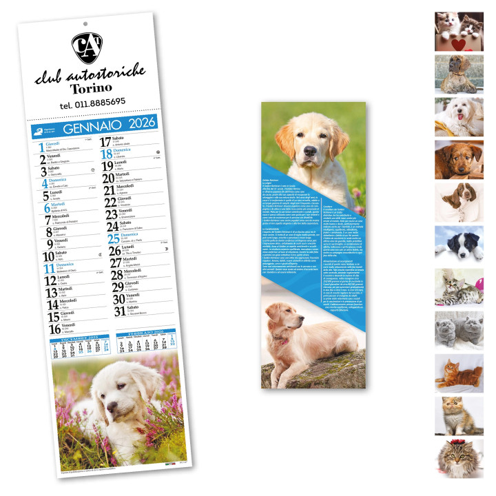 Calendari Olandesi Mini Personalizzati