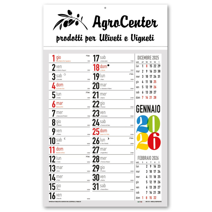 Calendari Olandesi Personalizzati