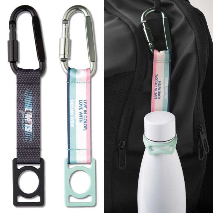 Portabottiglie con Moschettone