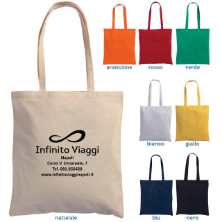 Shopper in canvas da 280 gr.