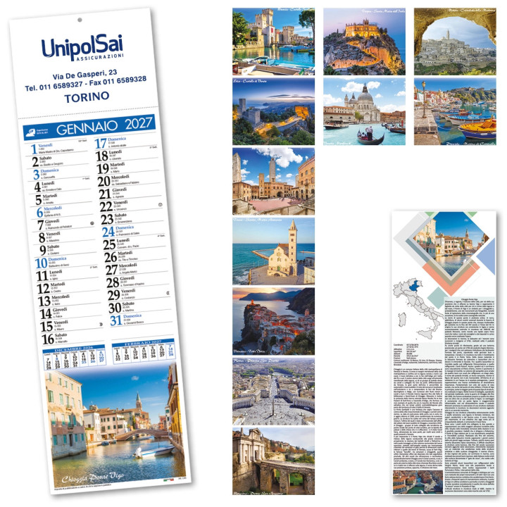 Calendari Olandesi Mini Personalizzati