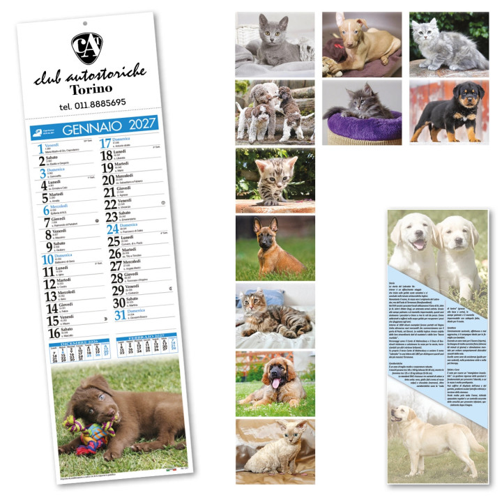 Calendari Olandesi Mini Personalizzati