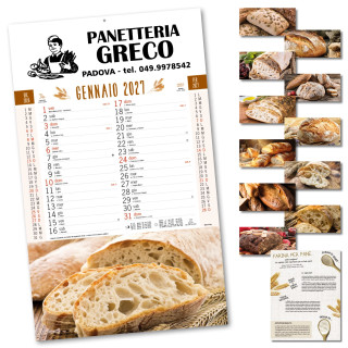 calendari per panetterie personalizzati