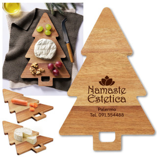 Art. CX1593 - Tagliere in Legno Forma Albero