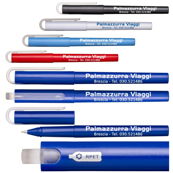 Art. 25804 - Penna in Pet riciclato con inchiostro gel