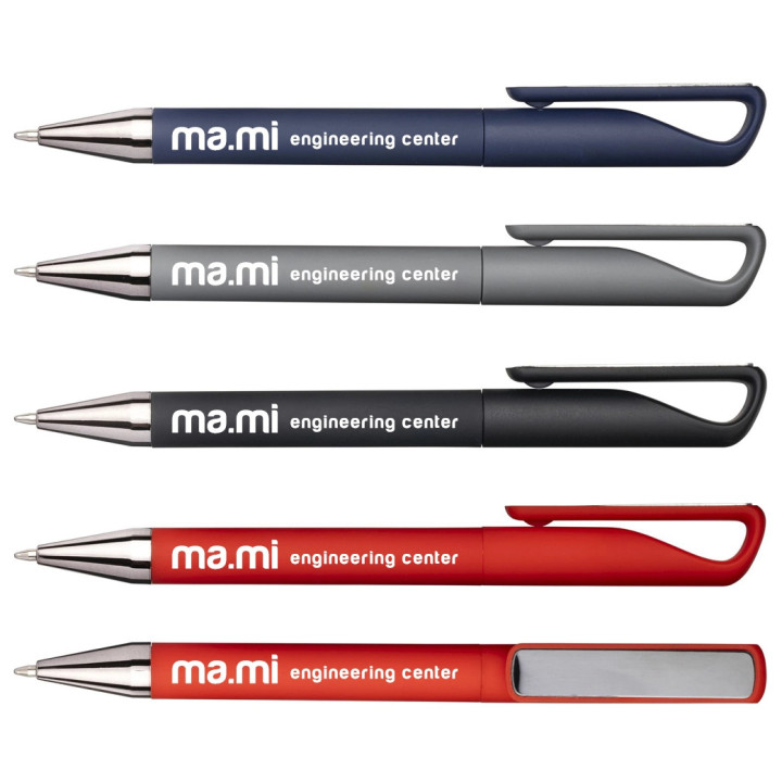 Art. 25803 - Penna twist in plastica gommata.