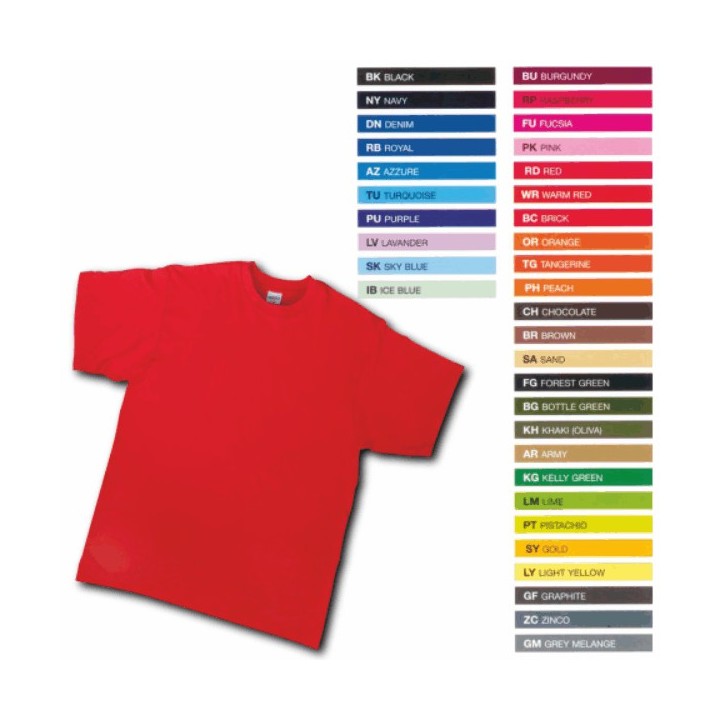 articolo-a940-t-shirt-colorata-165-gr-fruit-of-the-loom